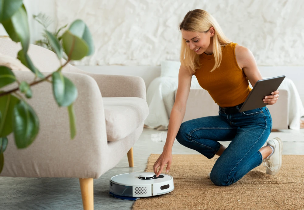 robot vacuum cleaner mopping